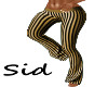 Sid Gold Strip Pants