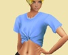 Chloe Tie Top Blue