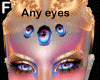 3 forehead any eyes - F