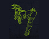 Bunny Neon Silhouette