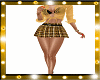Sexy Gold Check Outfit