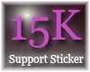 [xo] 15K Sponsor Sticker