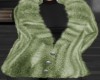 Fem Green Fur Coat