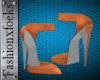 Miranda Orange Heels