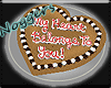 Heart Cookie Cake