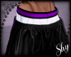 !PS  Purple /Blck Shorts