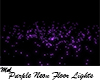 Neon Floor Lights Purple
