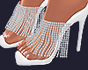 $ White Diamond Heels