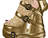Gold Chunky Shoes