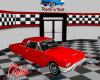 SC Classic Red Corvette