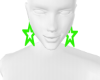 neon green earrings