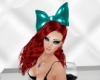 Big Turquoise Hair Bow