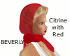 Beverly - Citrine w Red