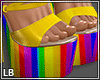 !B Pride Rainbow Heels