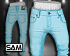 Summer Jeans Cyan
