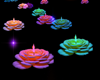 Dj Light Candles Flower