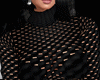 F*patterned black dress
