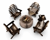 Outdoor firepit w/Chairs