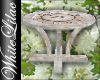 WL~ Marble Clock Table