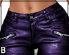 Purple Zipper Pants