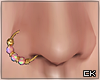 K| Opal Nose Ring (R)
