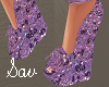 Lilac Sparkle Wedges