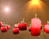 vampire red candles