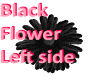 Black Flower (Daisy) L