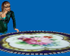 [KAT] Flower round rug