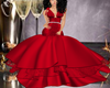 RED PARTY GOWN