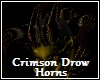 Crimson Drow Horns