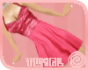 *T* Pink Sequin Dress