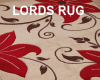 LORDS RUG Beige & Red