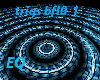 EQ blue floor light