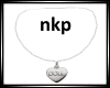 Doll  heart necklace