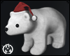 Christmas polar bear