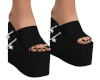 Tricia Blk Star Sandals