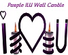 Purple ILU Wall Candle