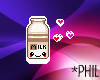 Pixels Milk&Hearts