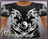 K dragon black T shirt