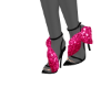 Muse) Black Pink Heels