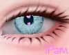 p. blue heart eyes