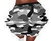 B/W CAMO CARGO PANTS