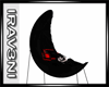 [R] Moon Bed Blk/Red