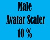 Male Avatar Scaler 10%