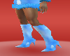 l blue heel boots
