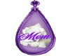 Purple Mom w/ white rose