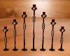 Brass Abstract Candelabr