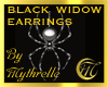 BLACK WIDOW EARRINGS
