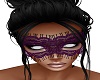 Facial decoration purple
